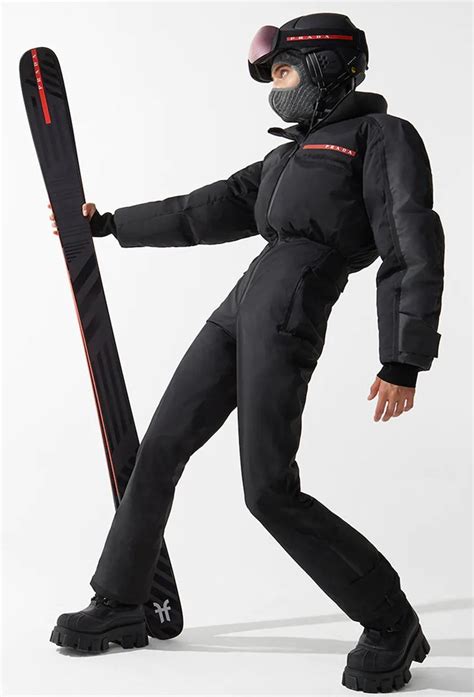 prada ski suit onesie|women's one piece ski outfit.